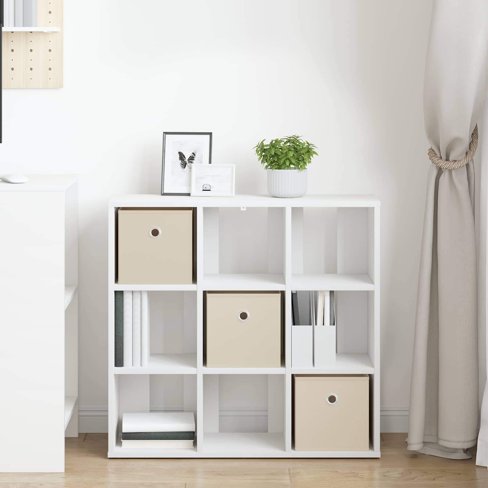 Sideboard with Drawer White 73.5 x 24 x 69.5 cm