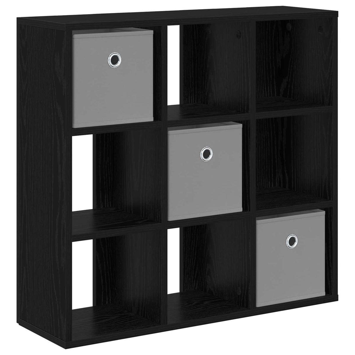 Sideboard with Drawer Black Oak 73.5 x 24 x 69.5 cm