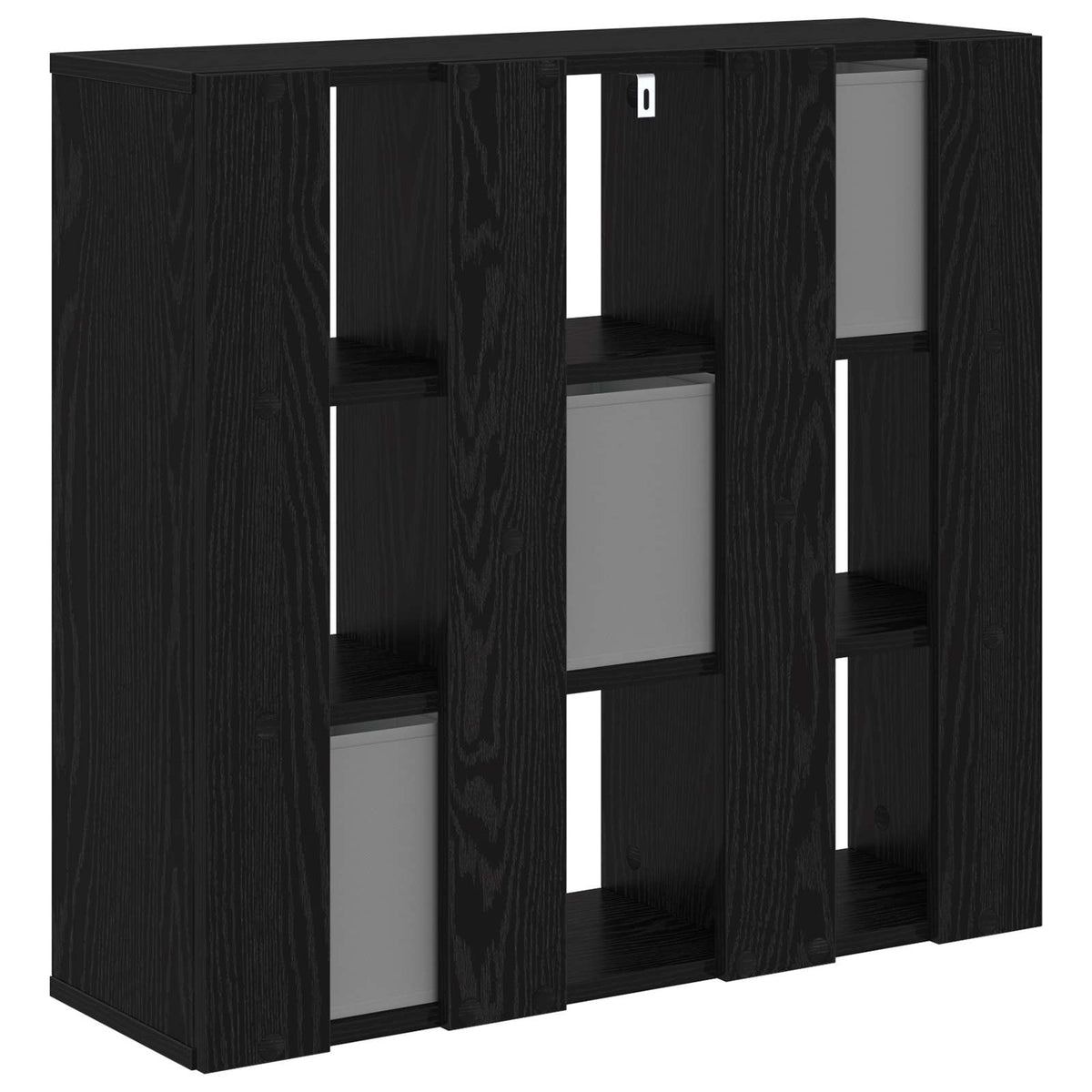 Sideboard with Drawer Black Oak 73.5 x 24 x 69.5 cm