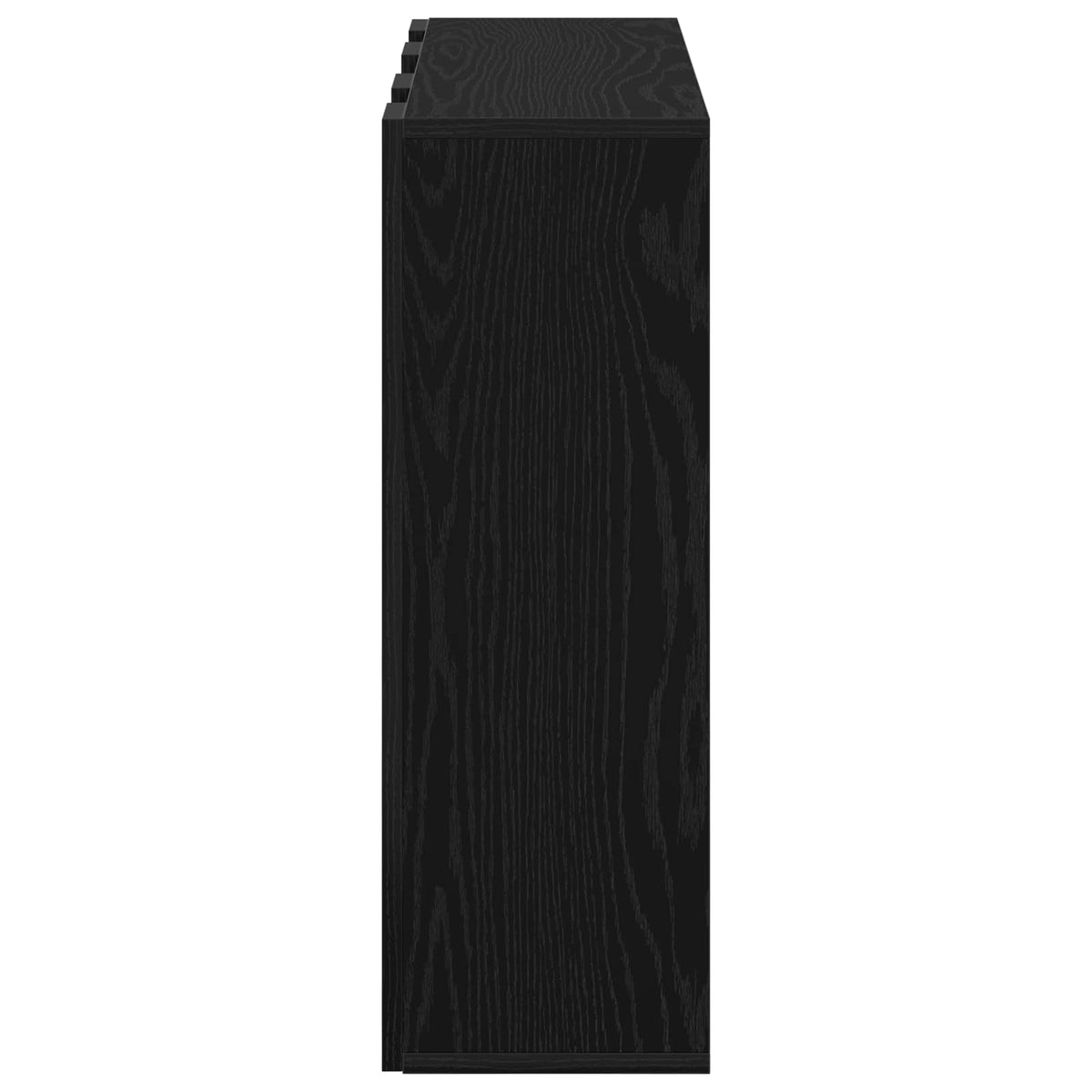 Sideboard with Drawer Black Oak 73.5 x 24 x 69.5 cm