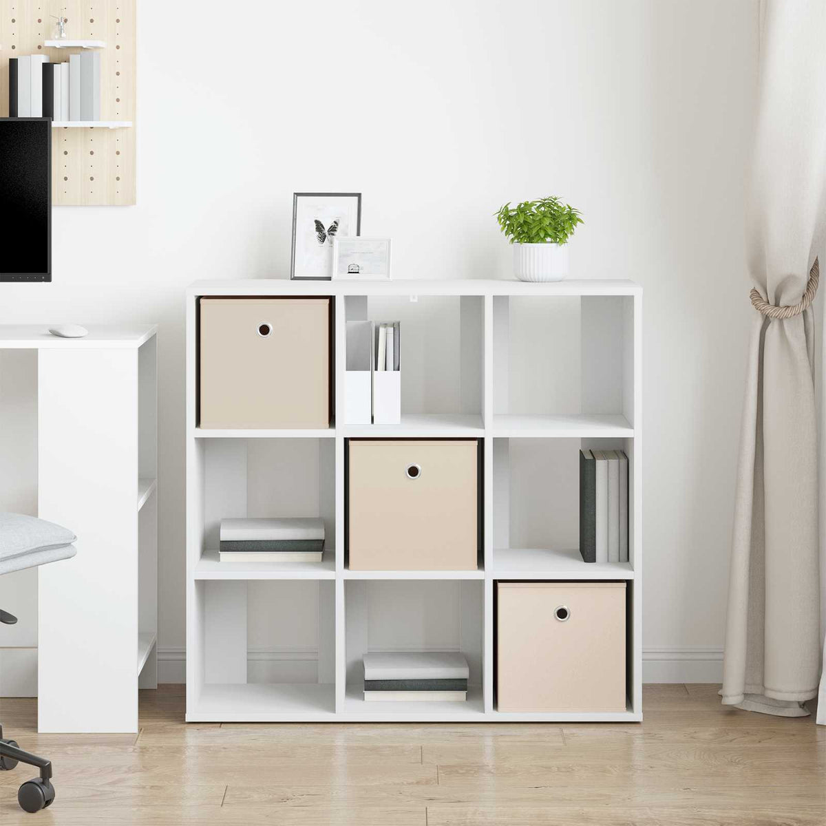 Sideboard with Drawer White 88.5 x 29 x 84.5 cm