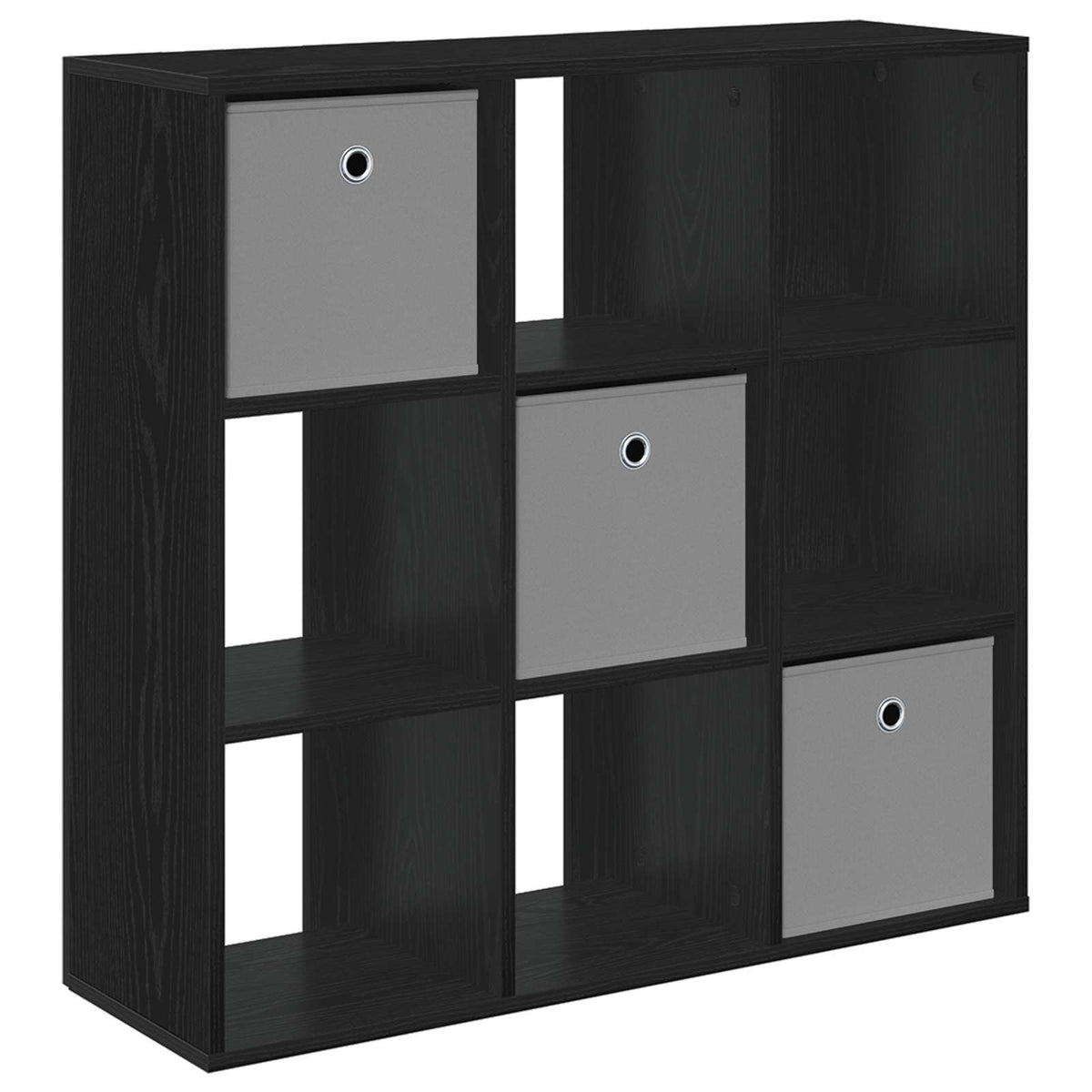 Sideboard with Drawer Black Oak 88.5 x 29 x 84.5 cm