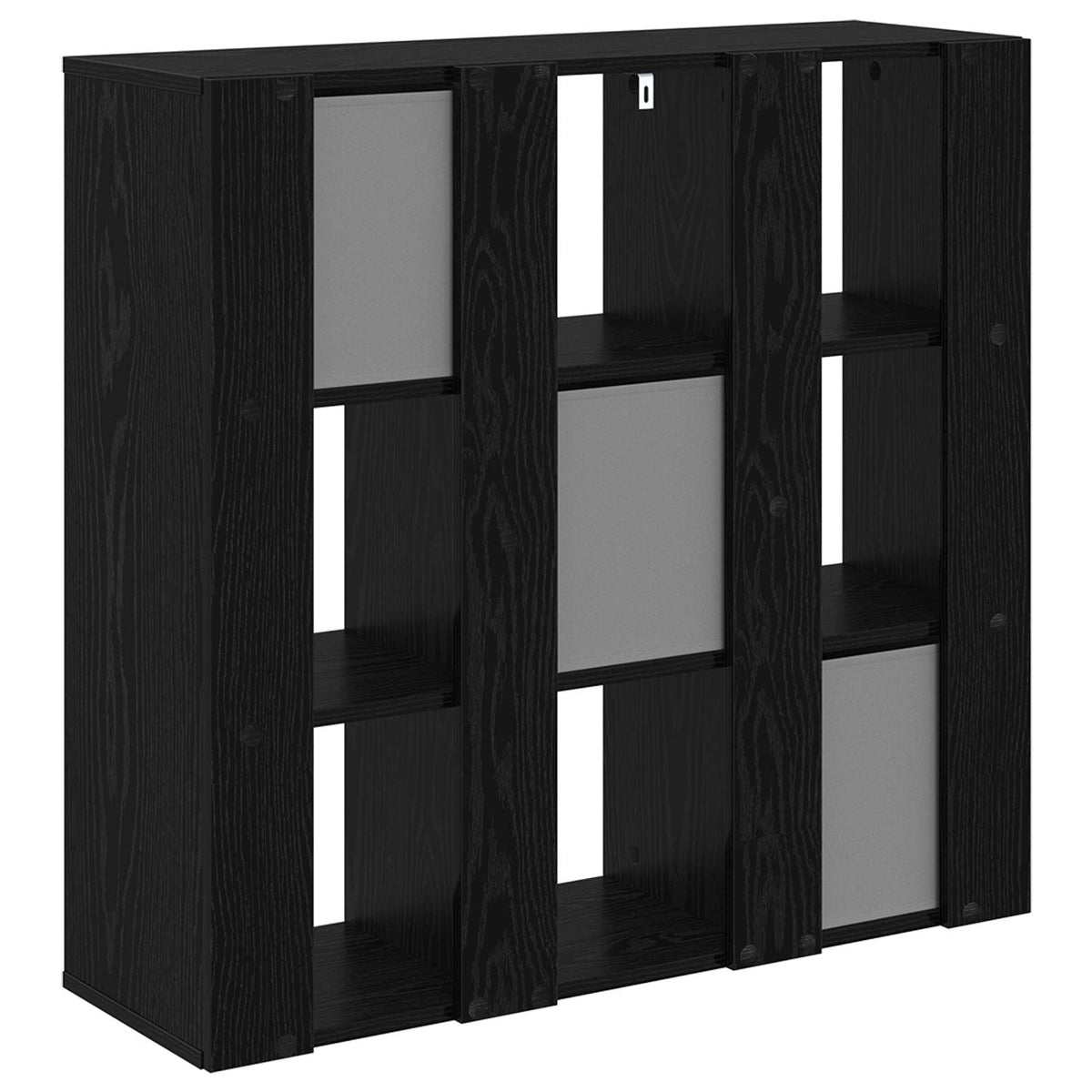 Sideboard with Drawer Black Oak 88.5 x 29 x 84.5 cm