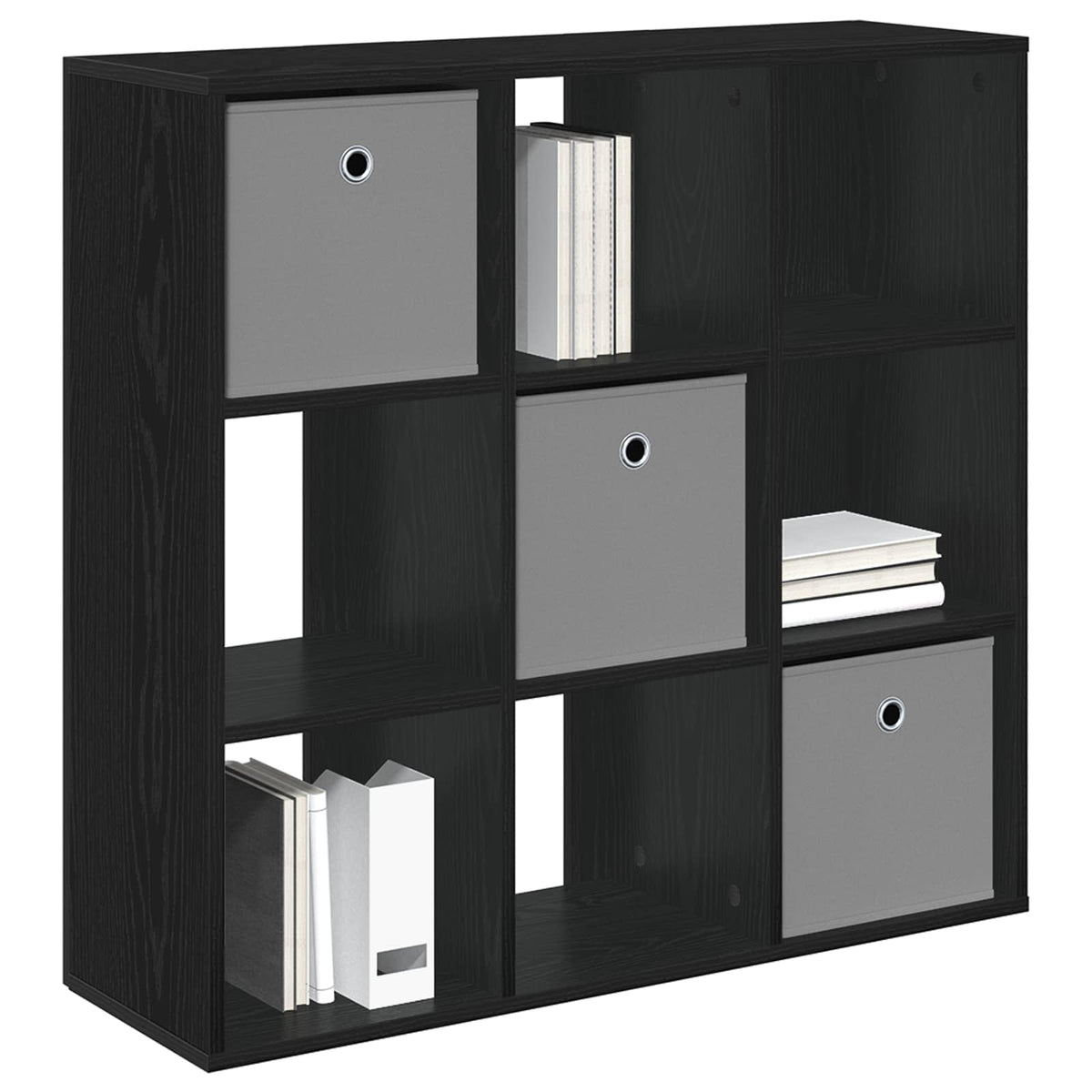 Sideboard with Drawer Black Oak 88.5 x 29 x 84.5 cm