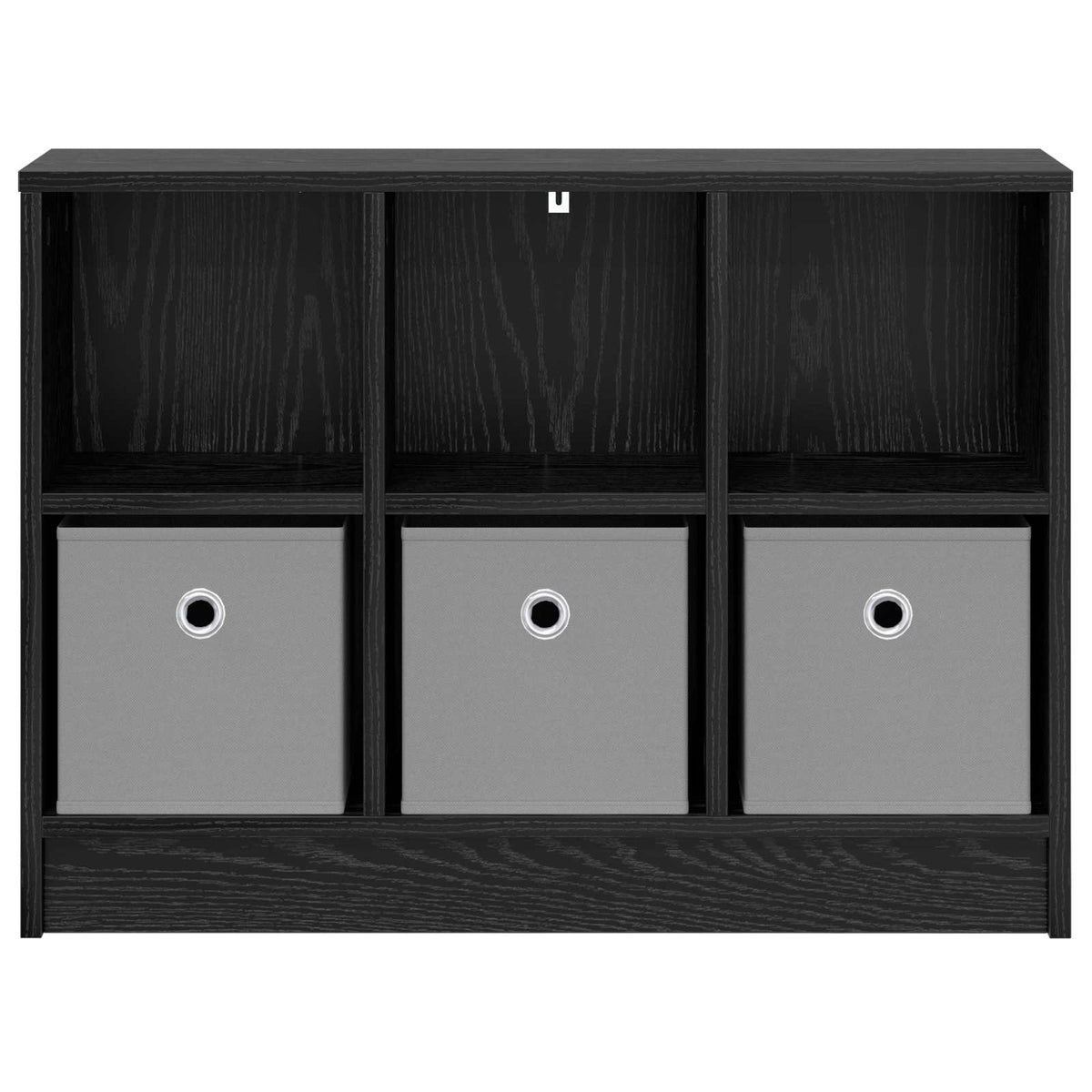 Sideboard with Drawer Black Oak 73.5 x 22.5 x 53.5 cm