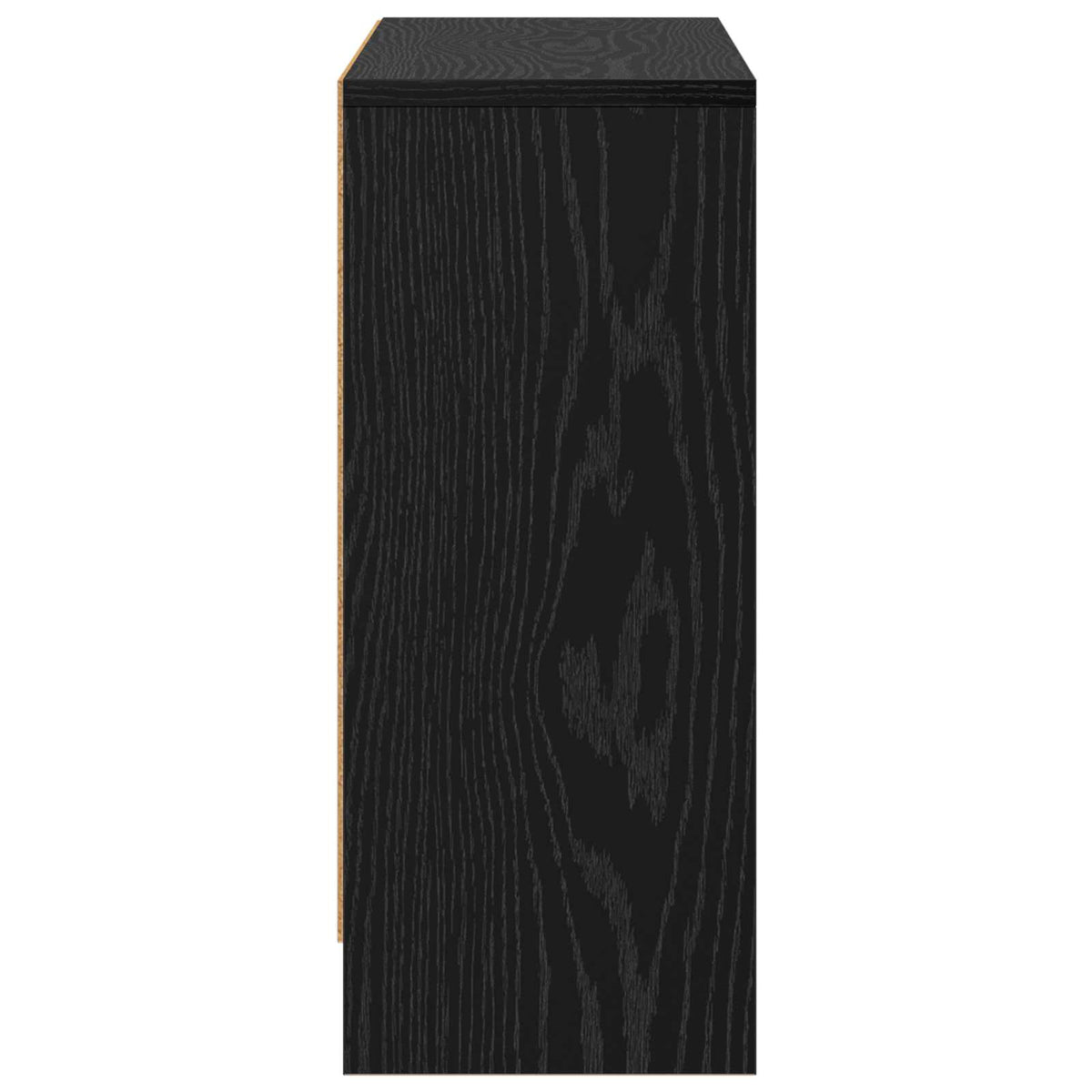 Sideboard with Drawer Black Oak 73.5 x 22.5 x 53.5 cm