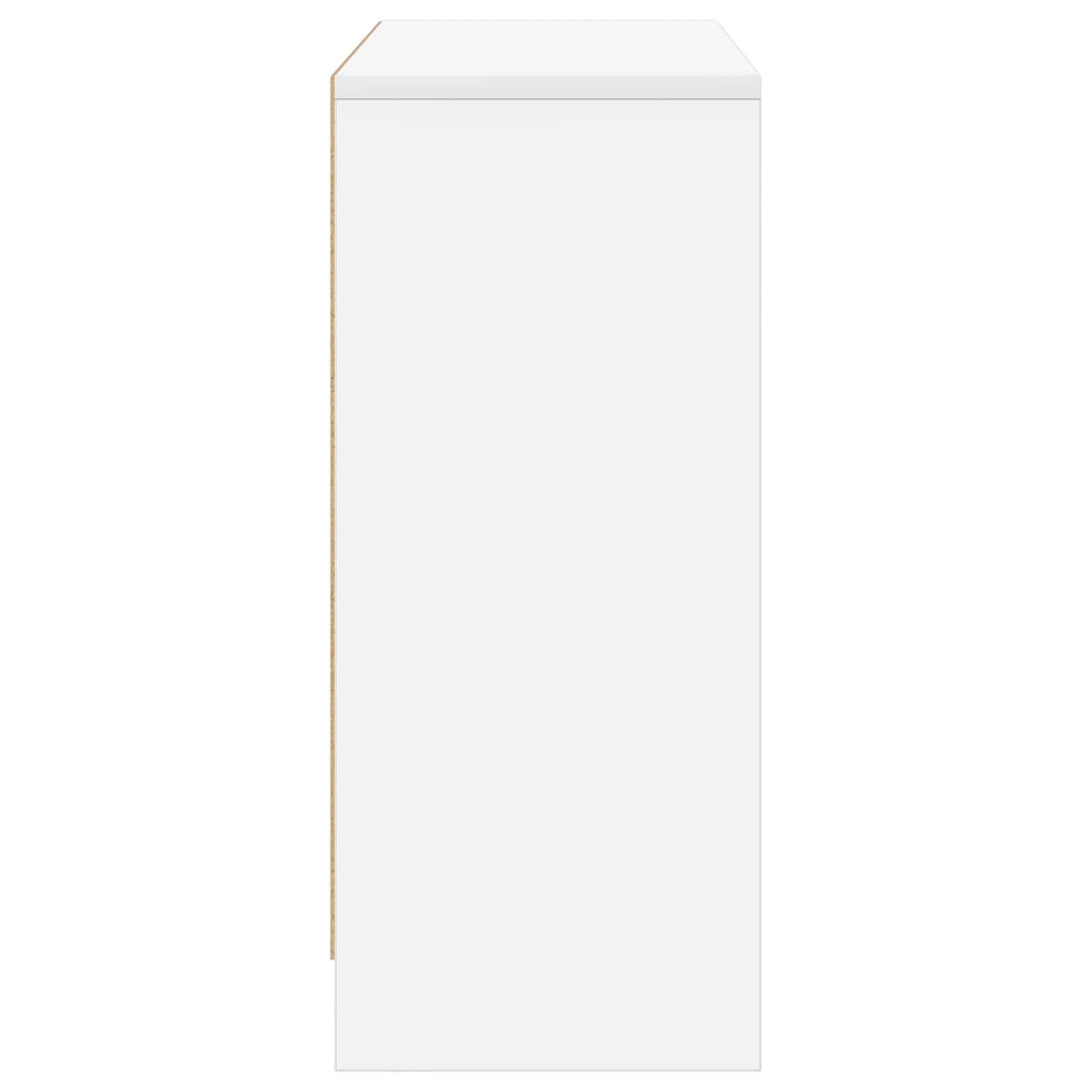 Sideboard with Drawer White 88.5 x 27.5 x 63.5 cm