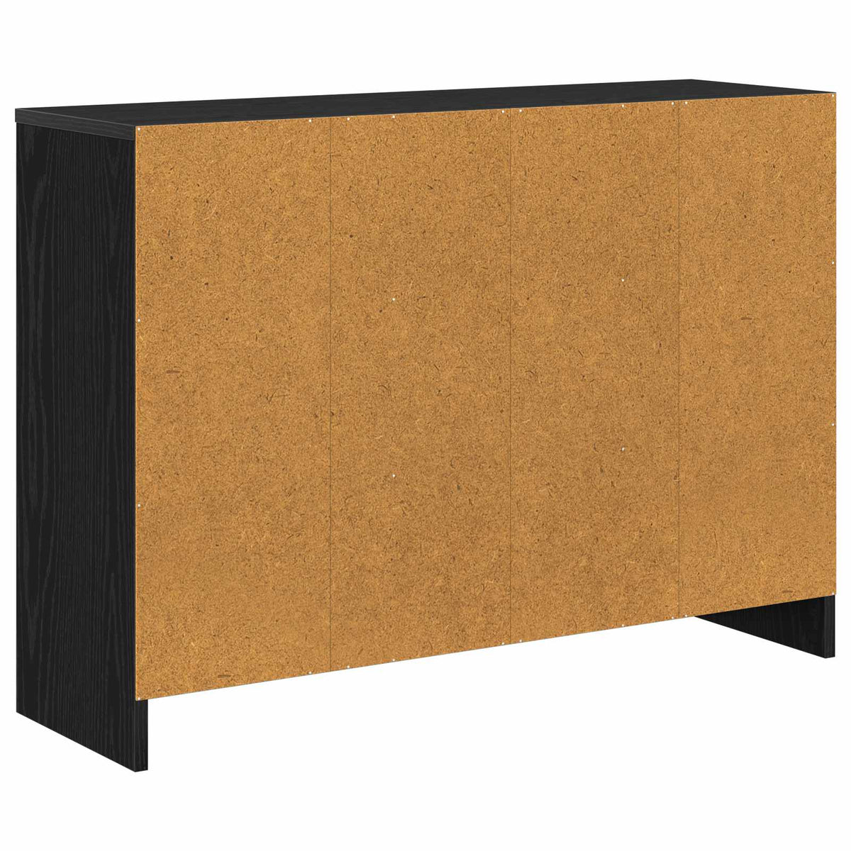 Sideboard with Drawer Black Oak 88.5 x 27.5 x 63.5 cm