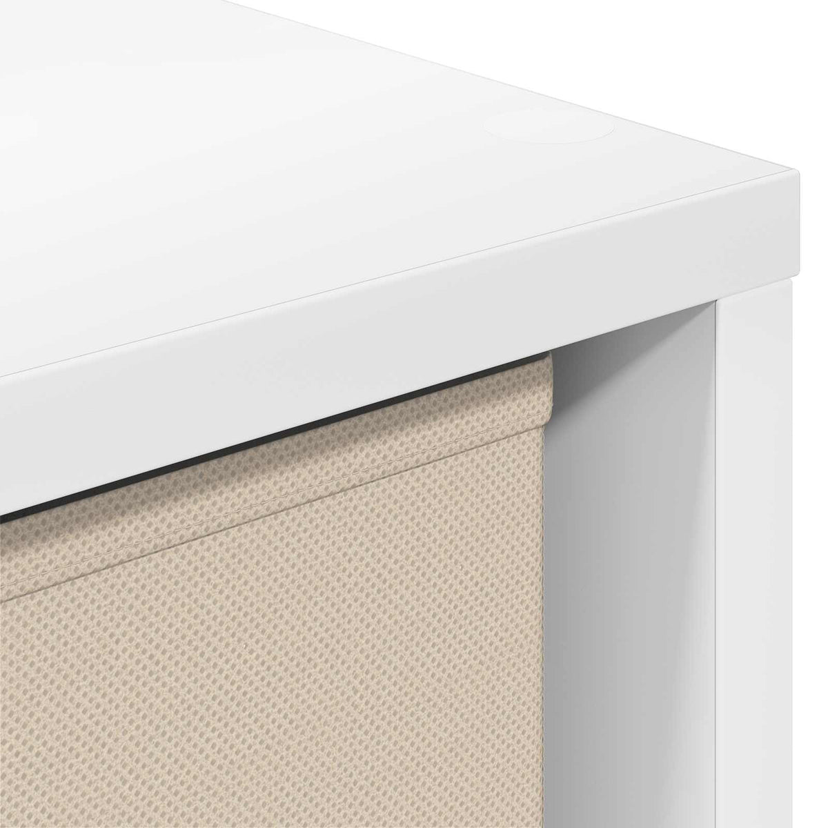 Sideboard with Drawer White 49.5 x 22 x 47 cm