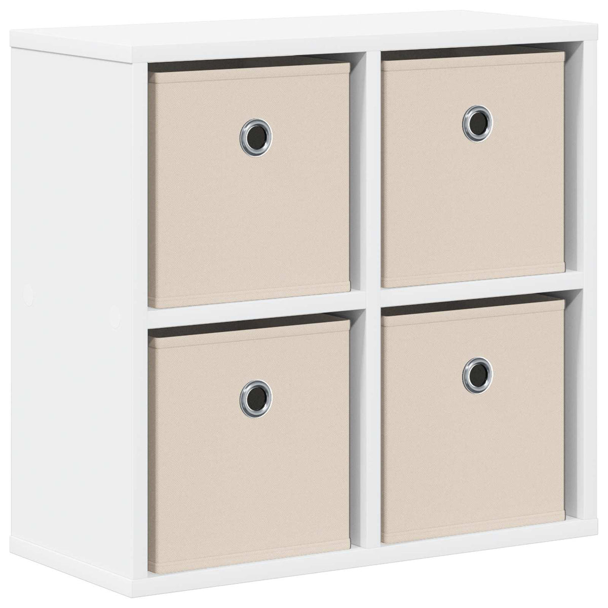 Sideboard with Drawer White 49.5 x 22 x 47 cm