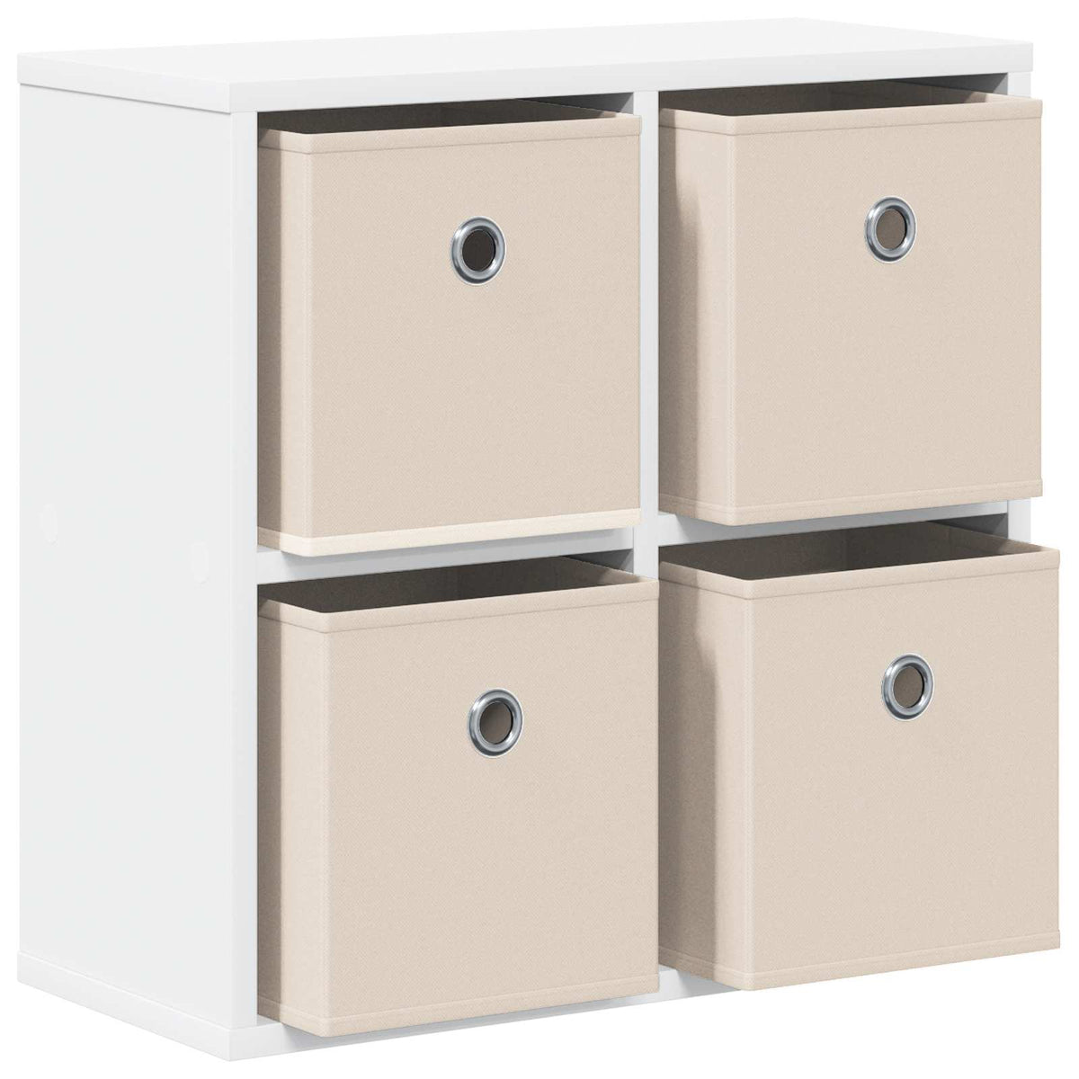 Sideboard with Drawer White 49.5 x 22 x 47 cm