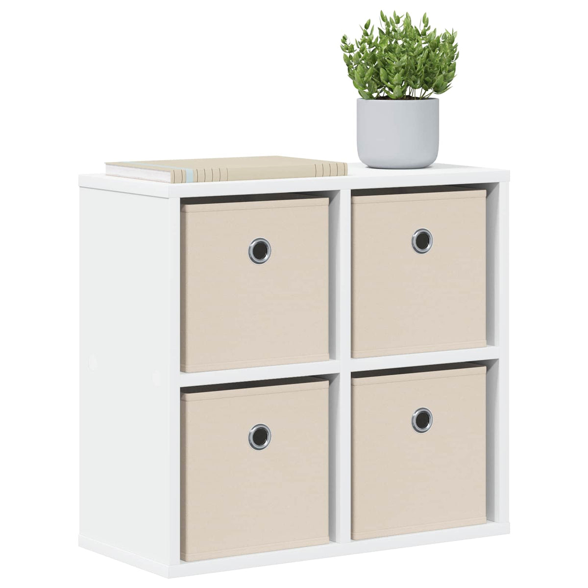 Sideboard with Drawer White 49.5 x 22 x 47 cm