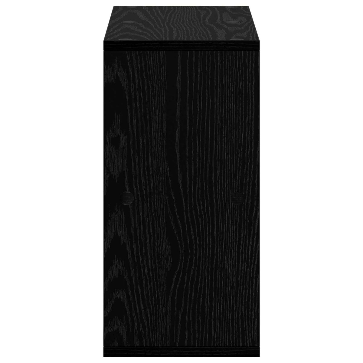Sideboard with Drawer Black Oak 49.5 x 22 x 47 cm
