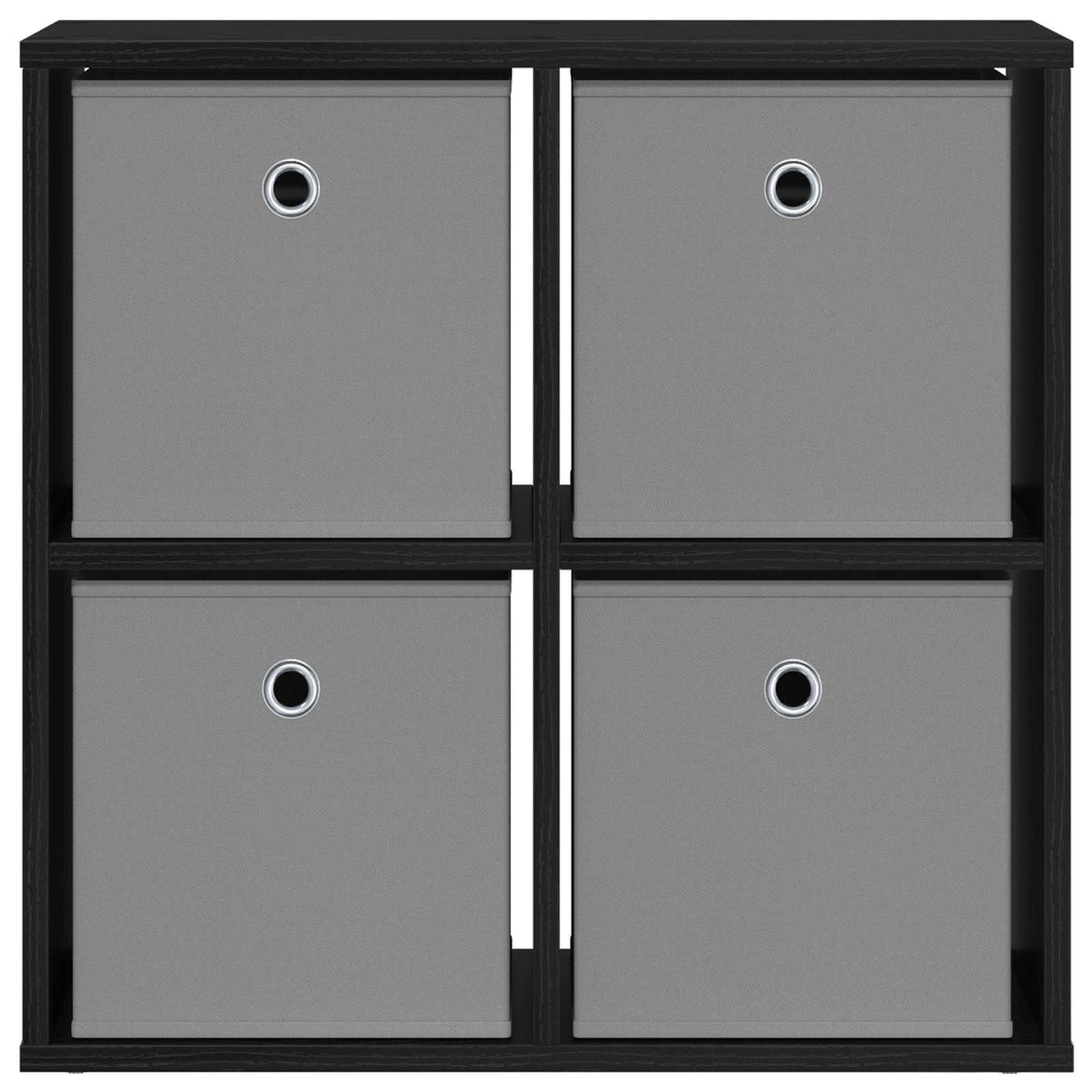 Sideboard with Drawer Black Oak 59.5 x 27 x 57 cm