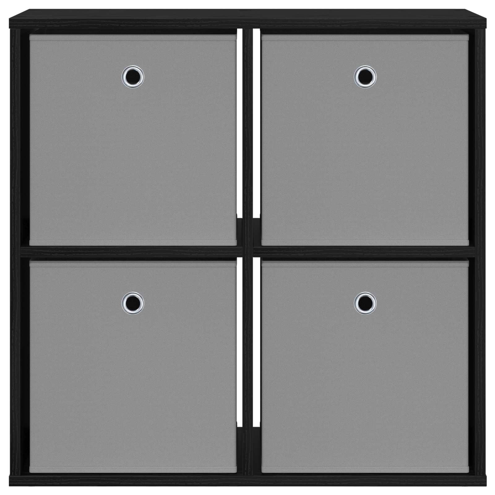 Sideboard with Drawer Black Oak 68.5 x 32 x 67 cm