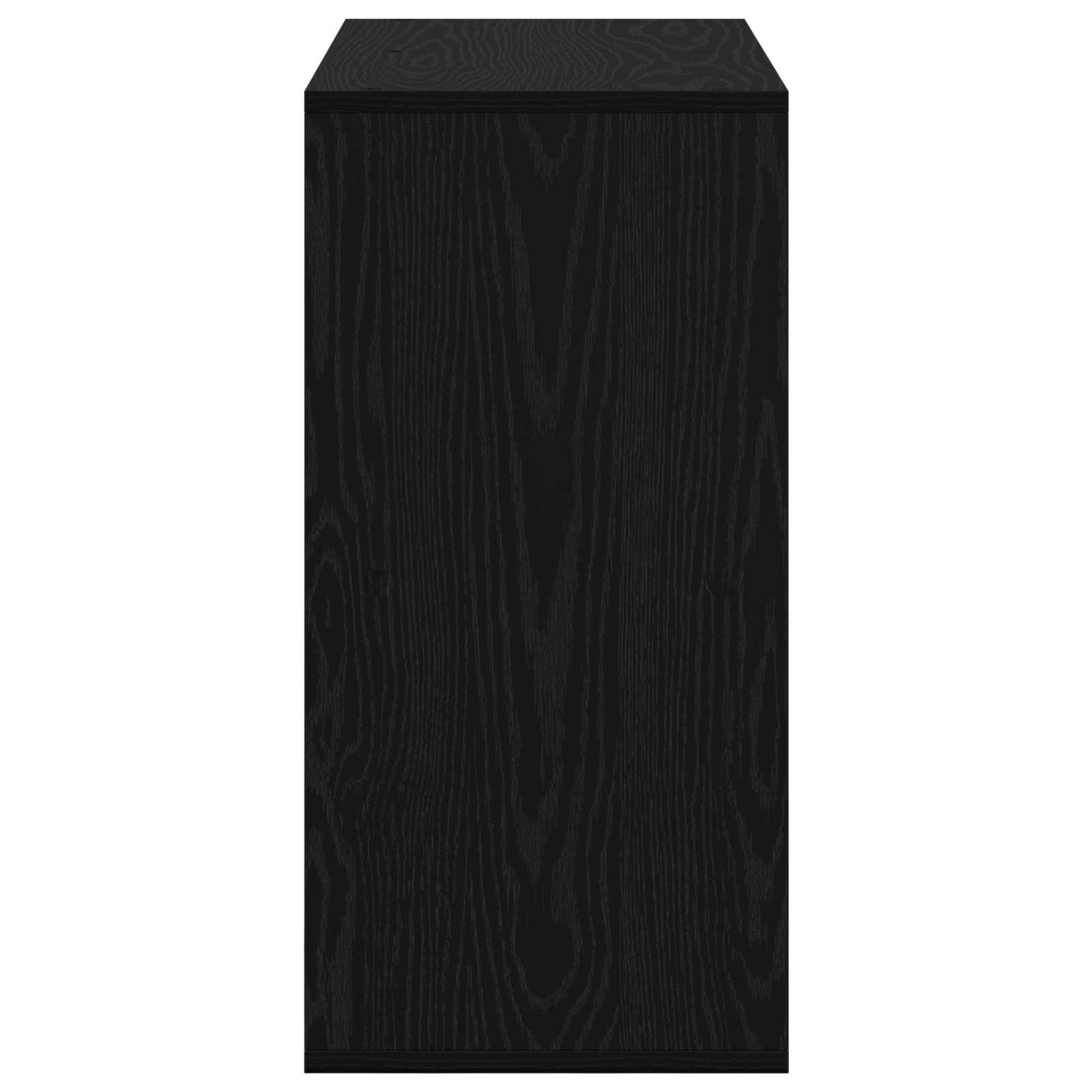 Sideboard with Drawer Black Oak 68.5 x 32 x 67 cm