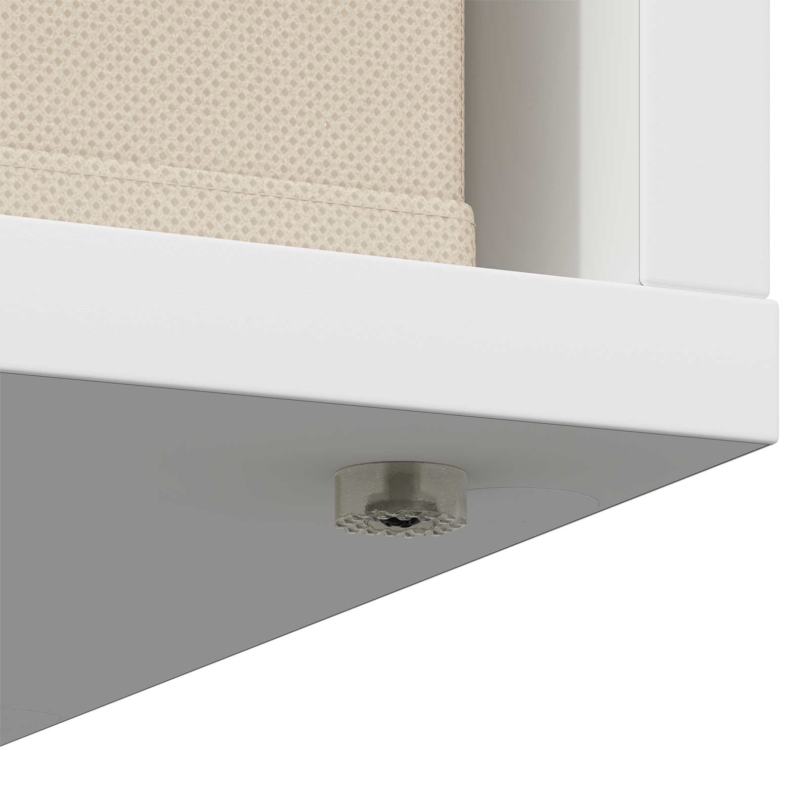 Sideboard with Drawer White 25.5 x 22 x 69.5 cm