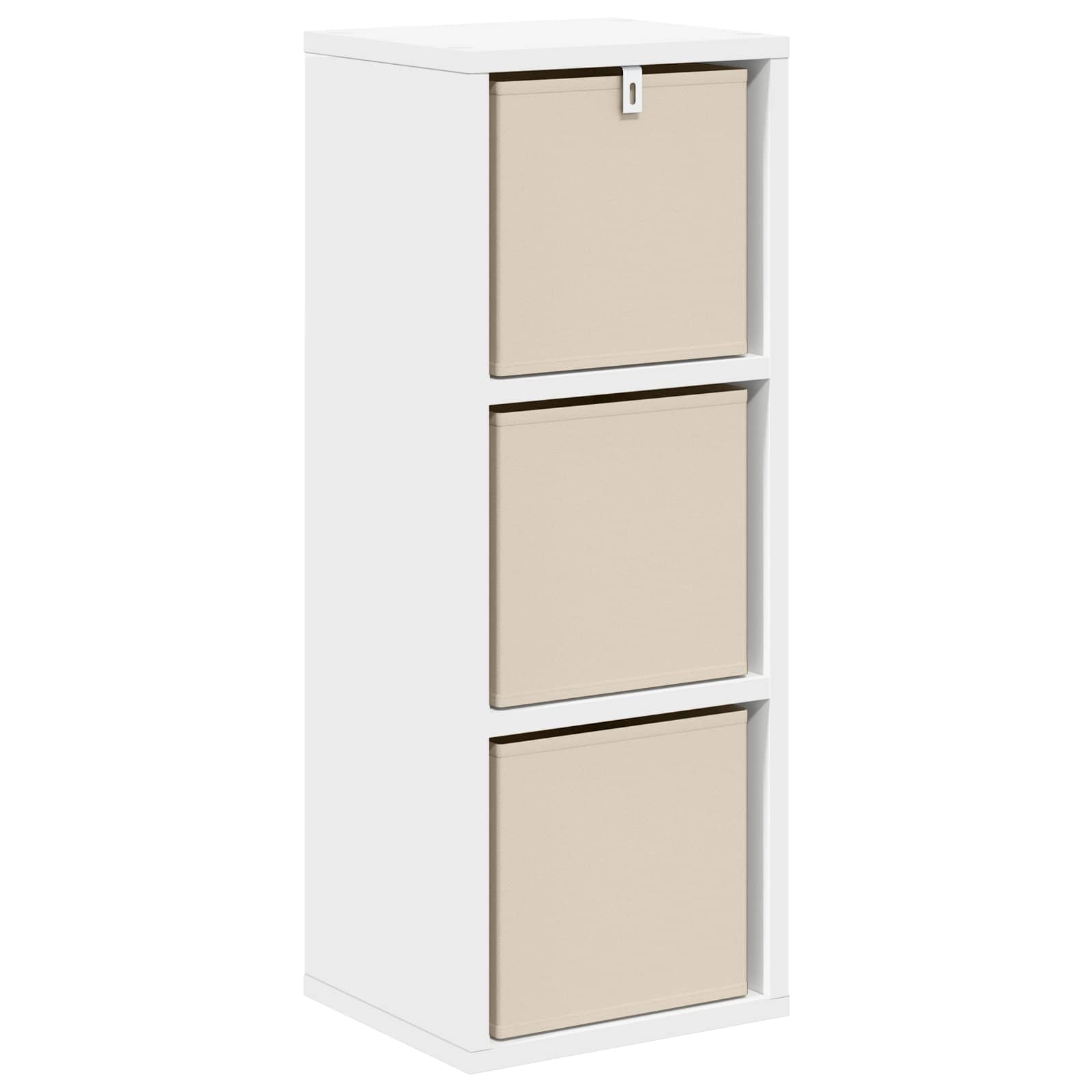 Sideboard with Drawer White 25.5 x 22 x 69.5 cm