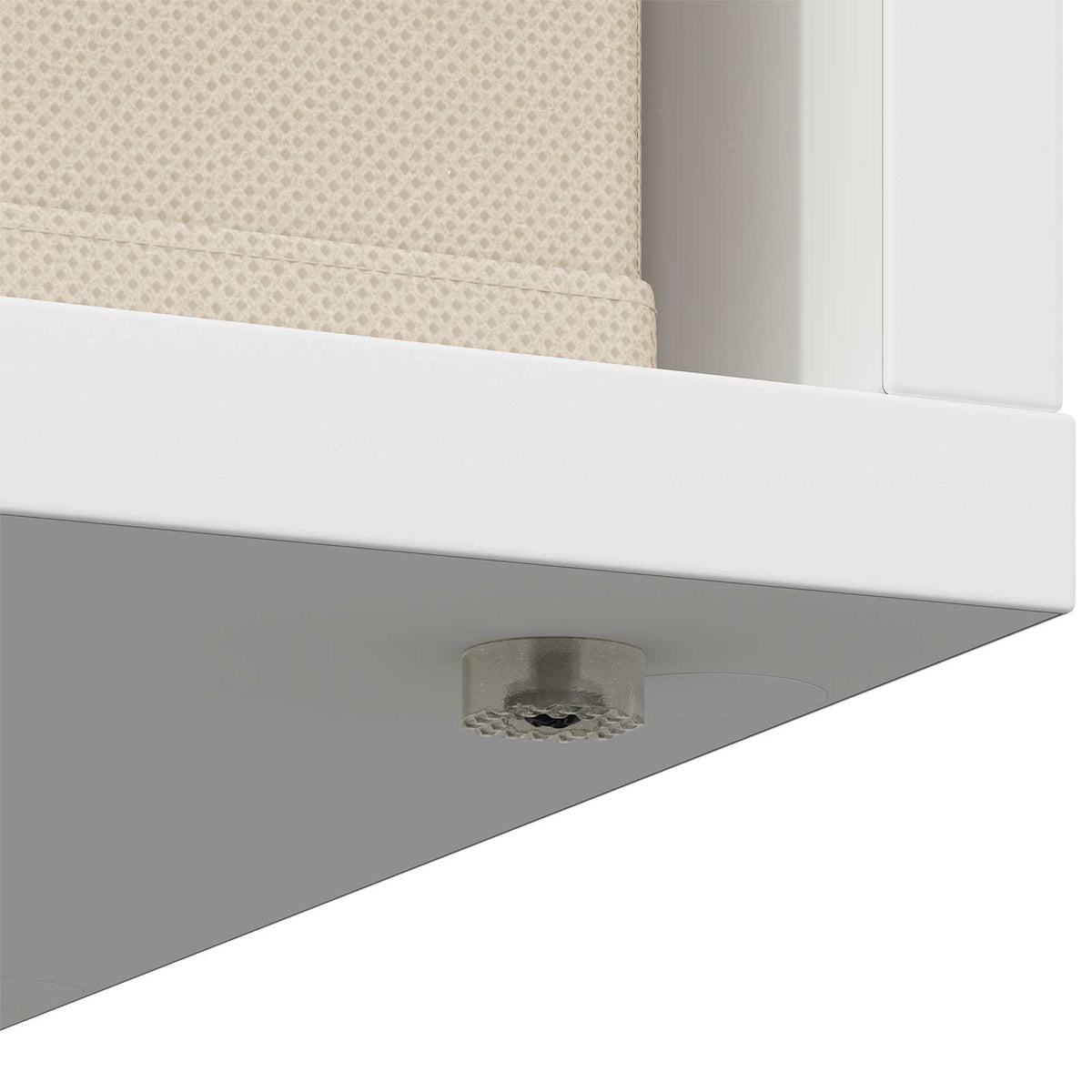 Sideboard with Drawer White 30.5 x 27 x 84.5 cm