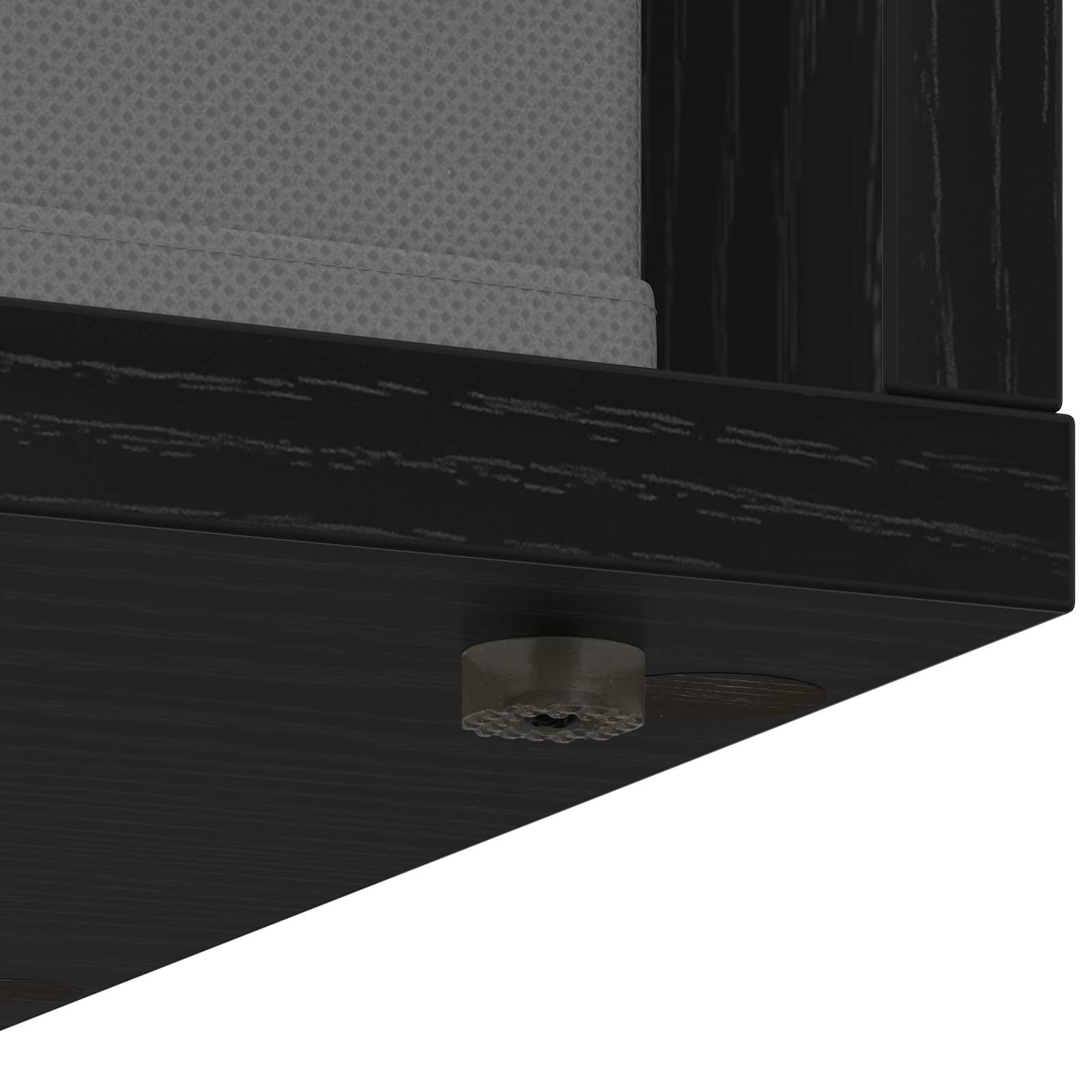 Sideboard with Drawer Black Oak 30.5 x 27 x 84.5 cm