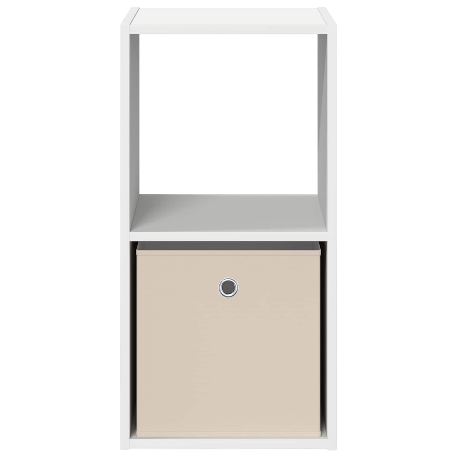 Bedside Table 2 pcs White 35 x 32 x 68.5 cm Engineered Wood