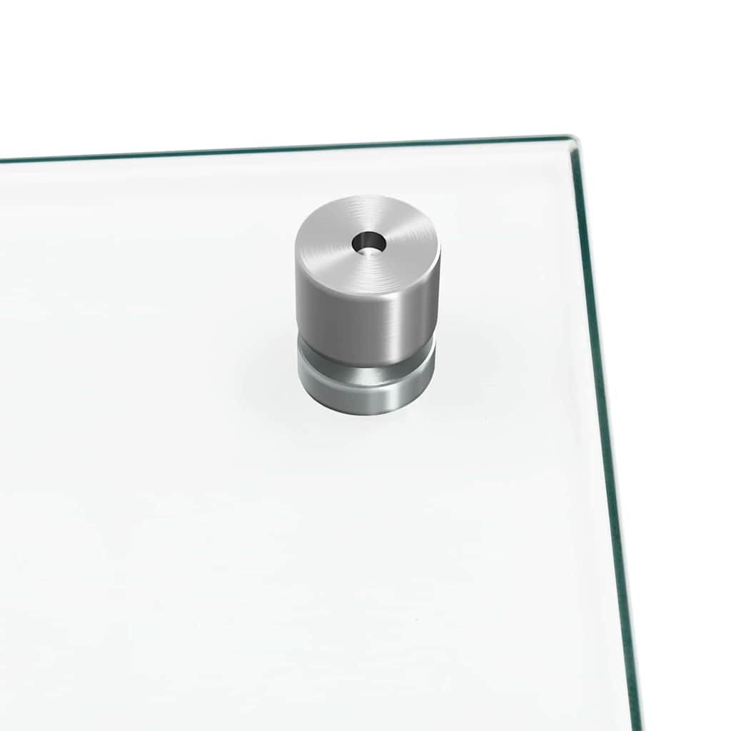 Kitchen Backsplash 2 pcs Transparent 90 x 40 cm Tempered Glass