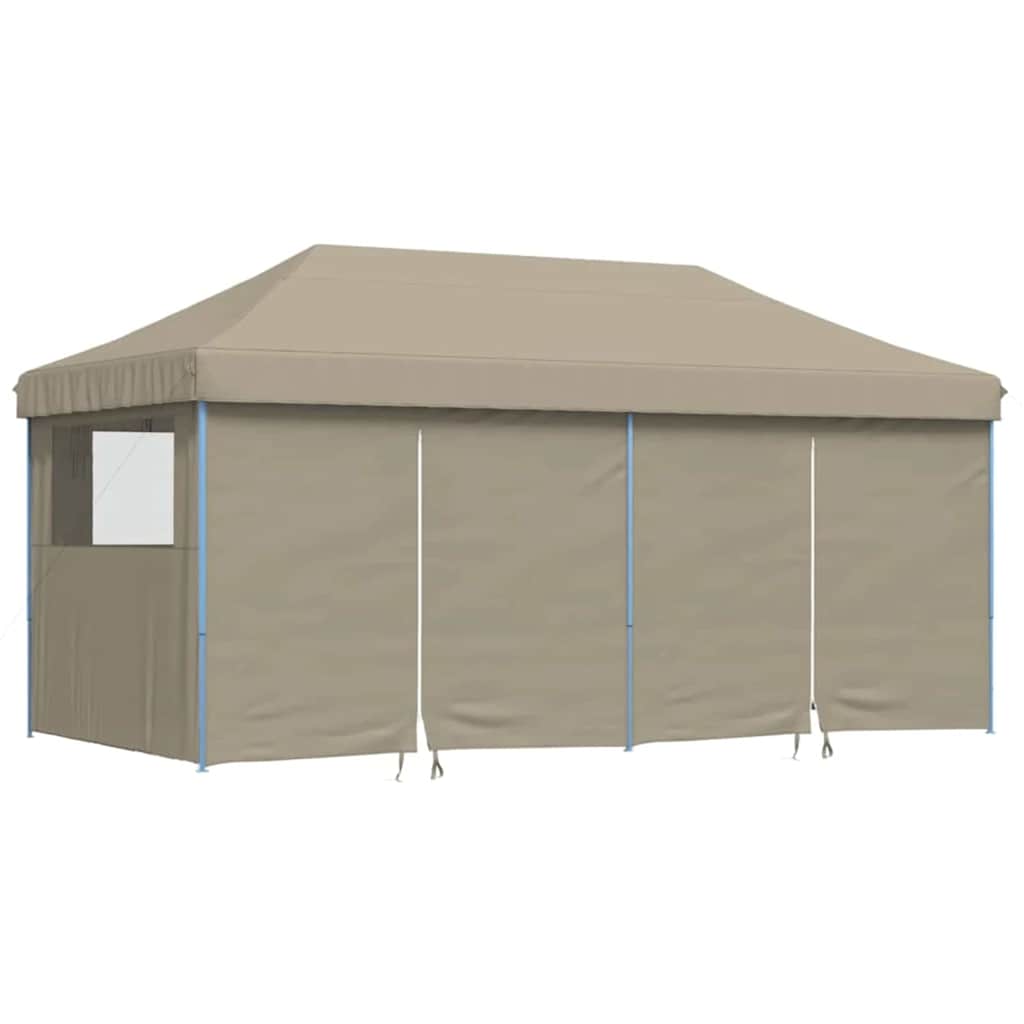 Party Tent Pop-up Taupe 580 x 292 x 315 cm Oxford Fabric