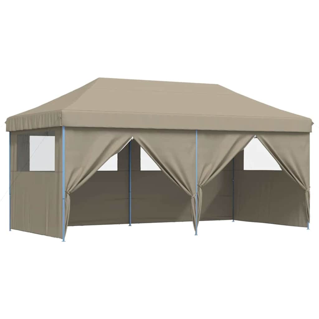 Party Tent Pop-up Taupe 580 x 292 x 315 cm Oxford Fabric