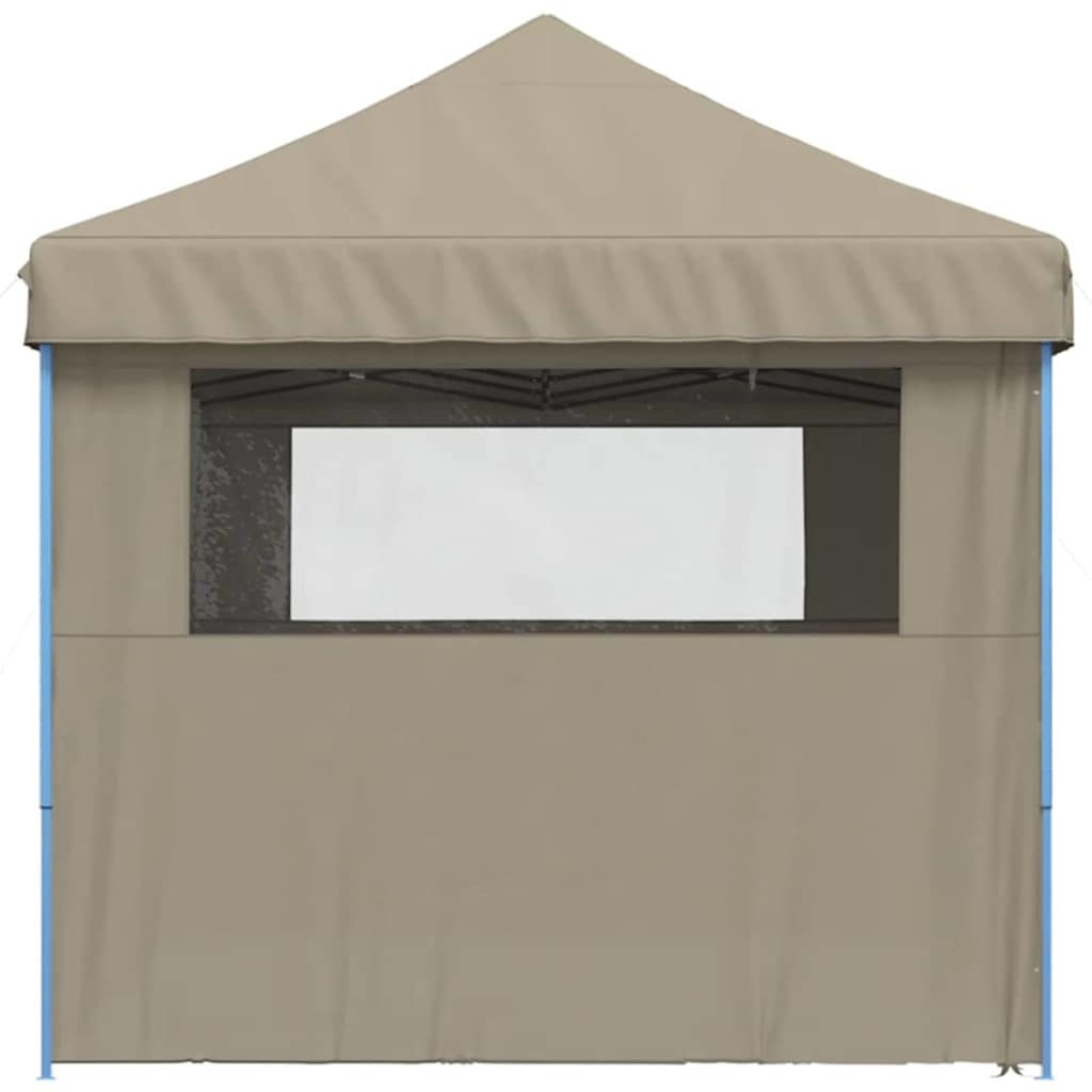 Party Tent Pop-up Taupe 580 x 292 x 315 cm Oxford Fabric