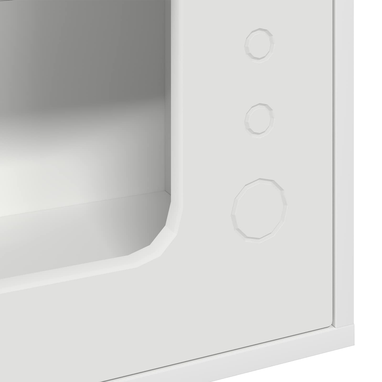 Cat House White 51 x 30 x 42 cm Engineered Wood