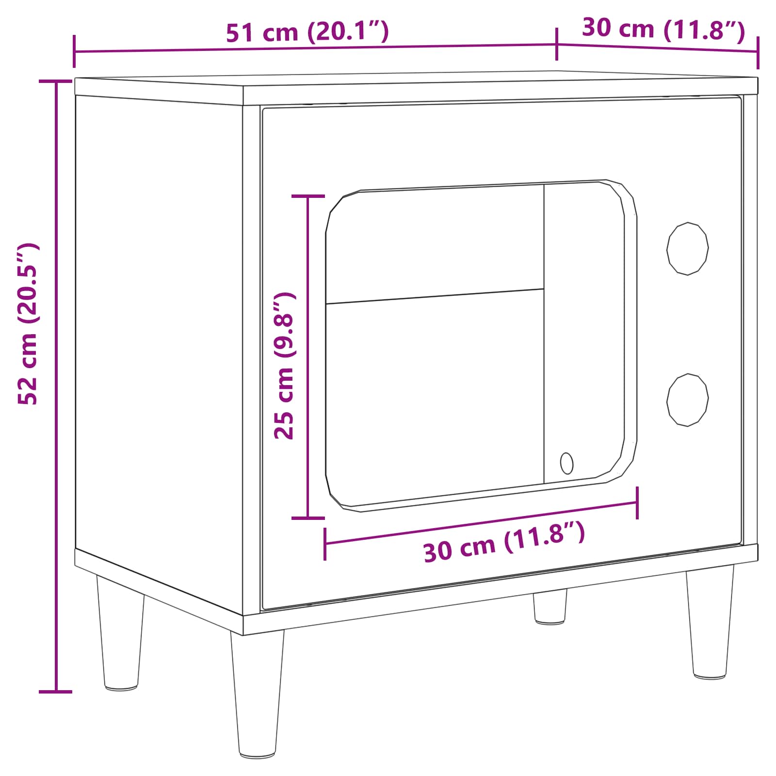 Cat House Artisian Oak 51 x 30 x 52 cm Engineered Wood