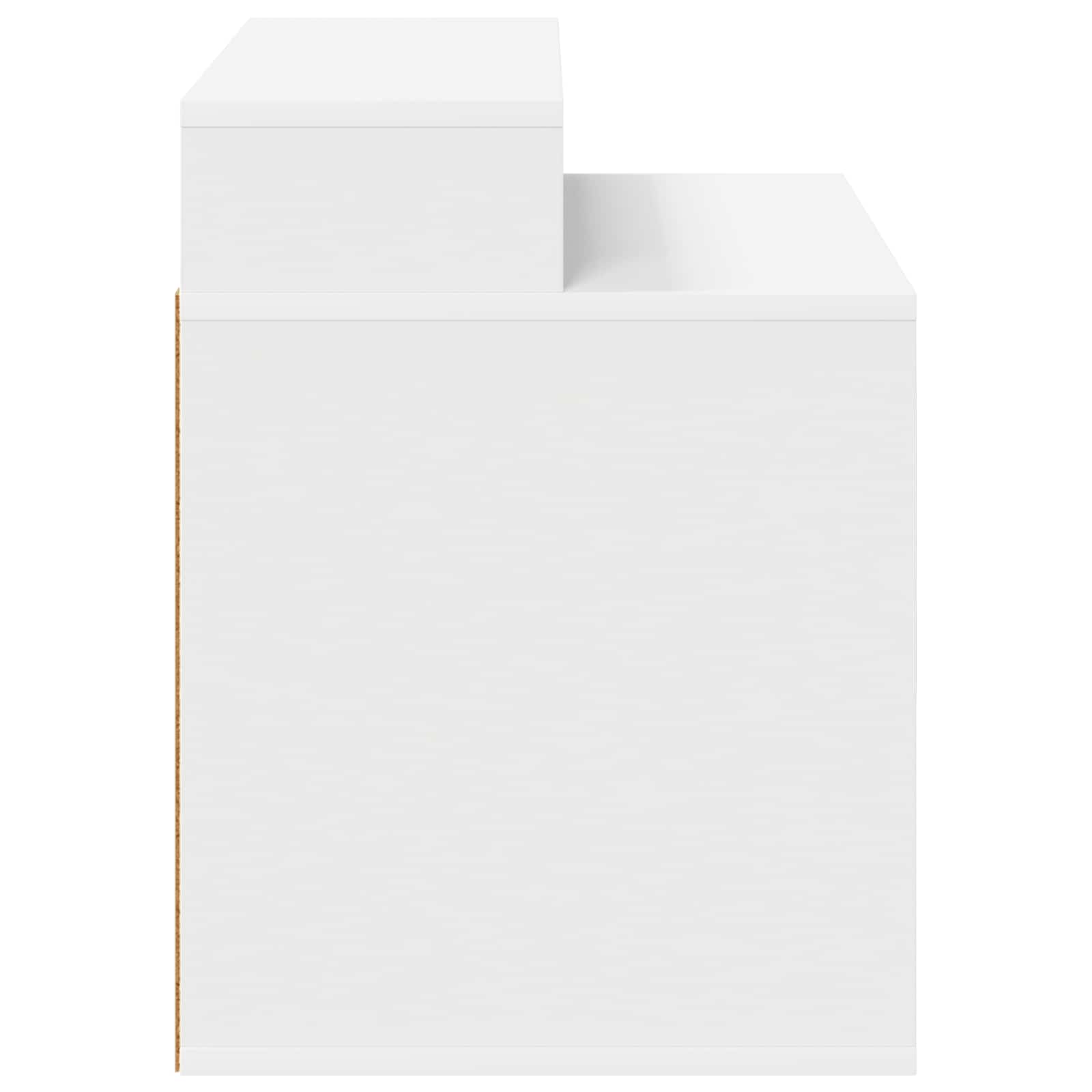 Cat House White 42.5 x 40 x 53.5 cm Engineered Wood