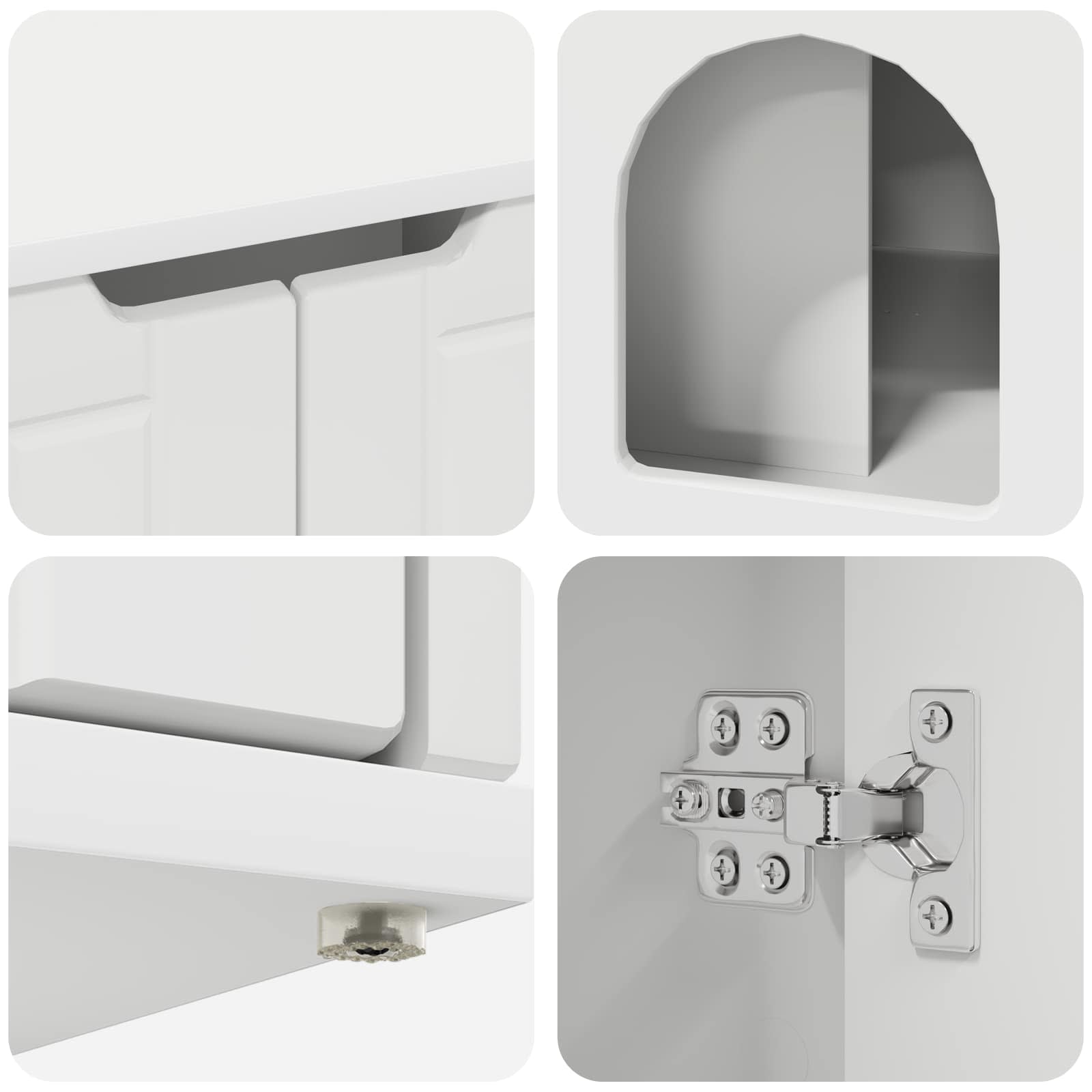 Cat House White 85 x 55 x 50.5 cm Engineered Wood