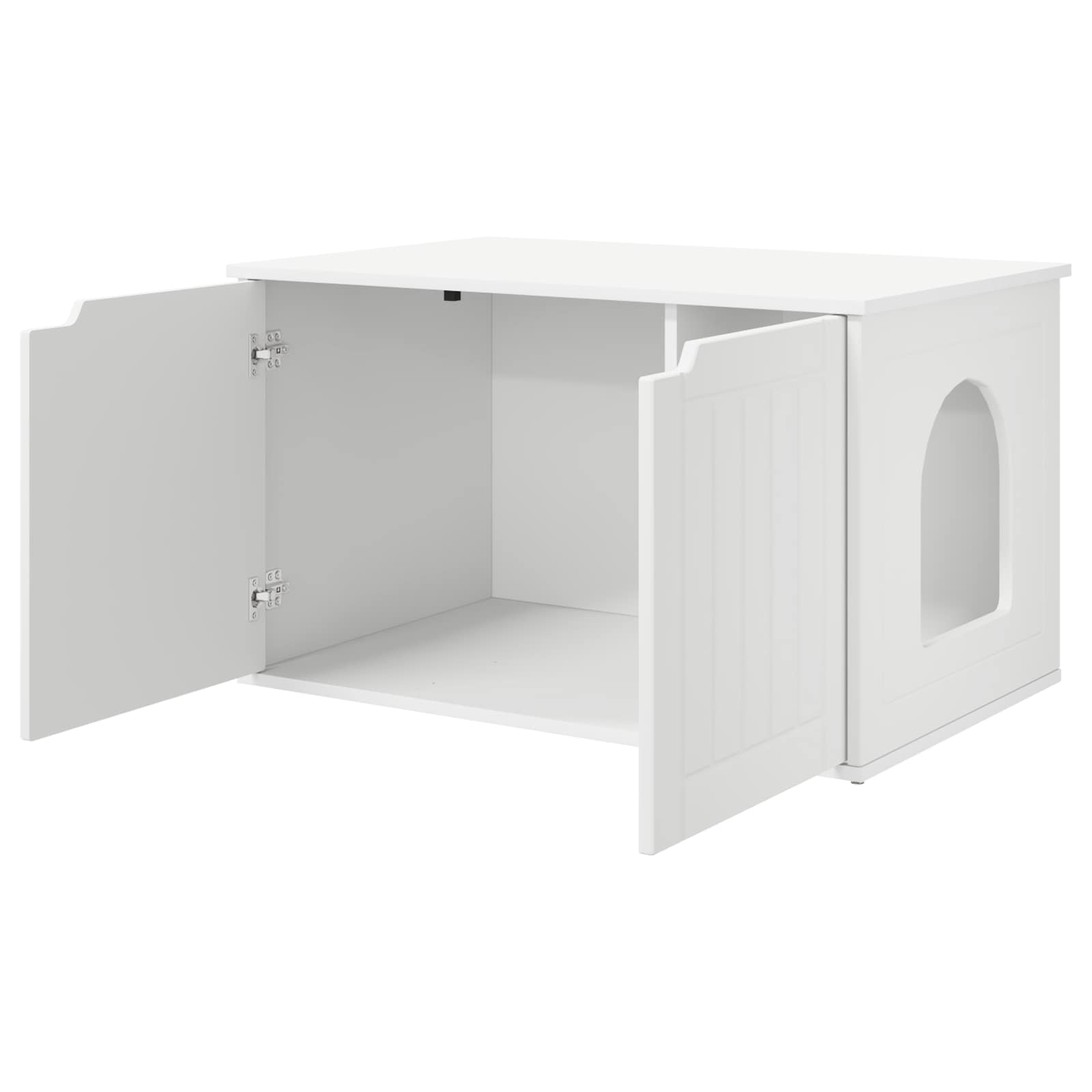 Cat House White 85 x 55 x 50.5 cm Engineered Wood