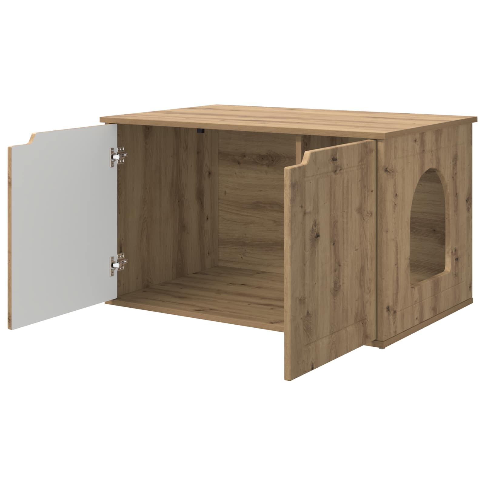 Cat House Artisian Oak 85 x 55 x 50.5 cm Engineered Wood