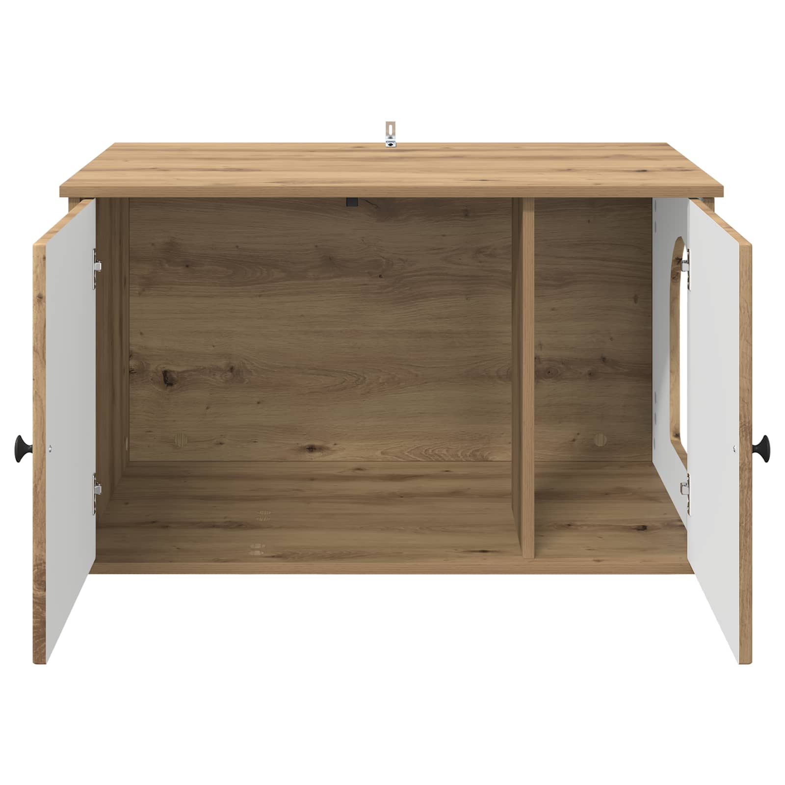 Cat House Artisian Oak 85 x 55 x 50 cm Engineered Wood