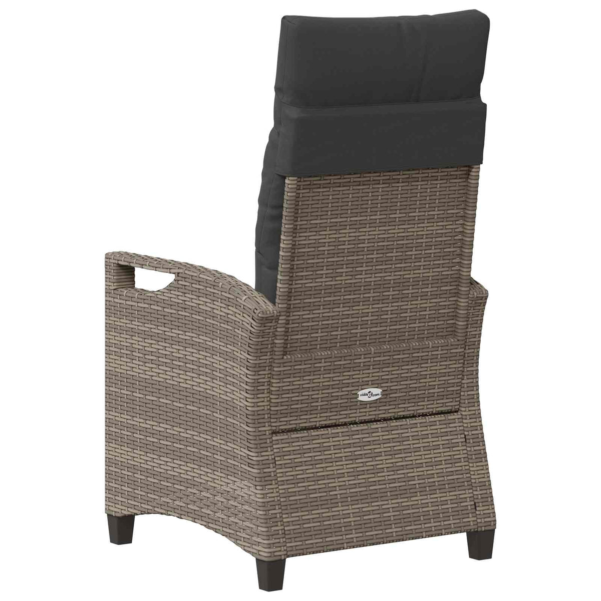 Garden Chair 2 pcs Grey and Dark Grey 56 x 60 x 112 cm