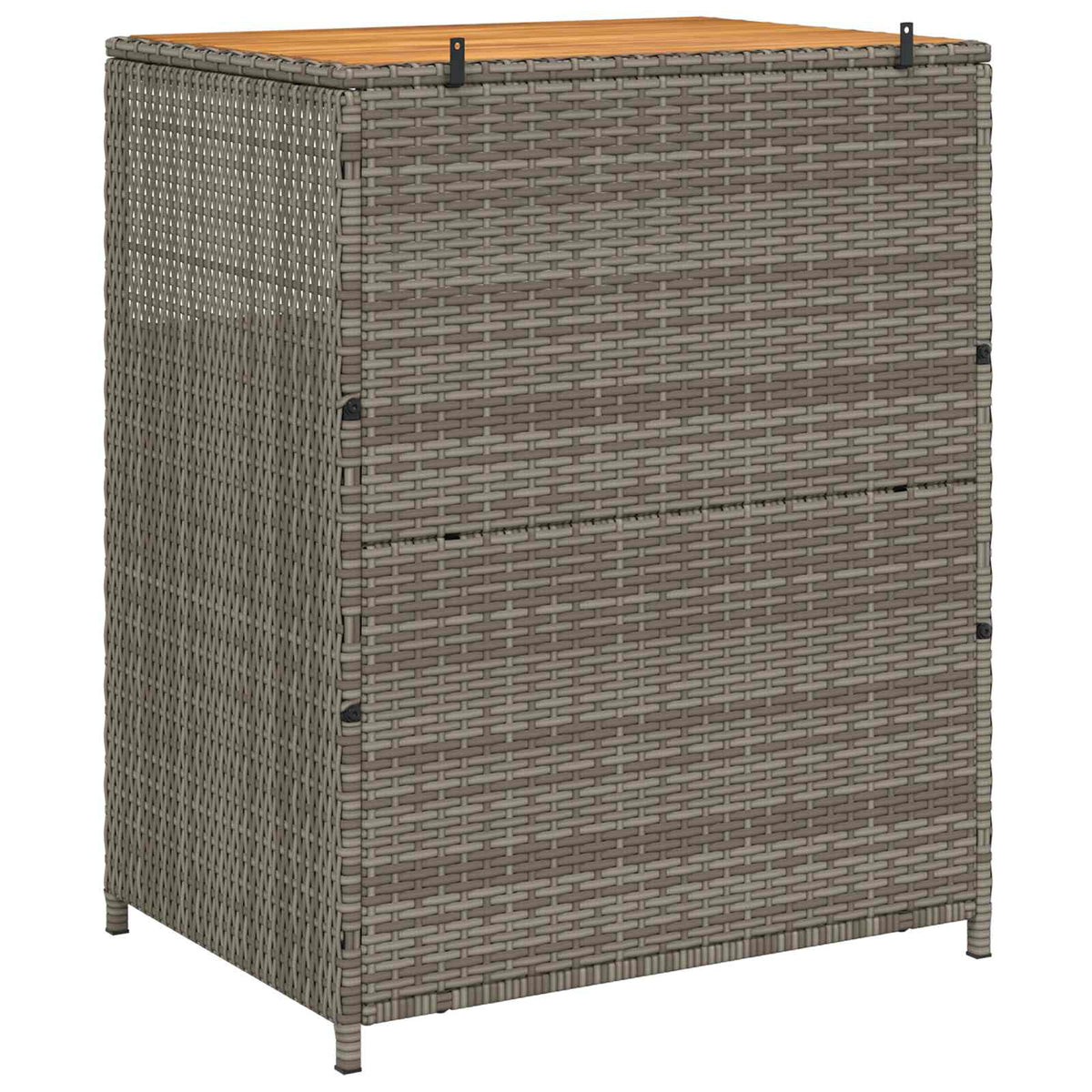 Cabinet Grey 70 x 50 x 87 cm Polyester and Roly Rattan