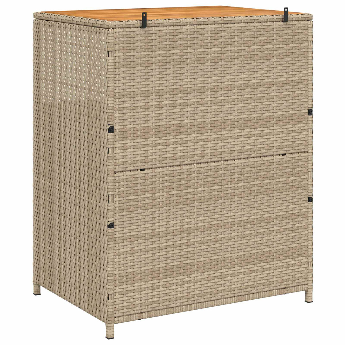 Cabinet Beige 70 x 50 x 87 cm Polyester and Roly Rattan