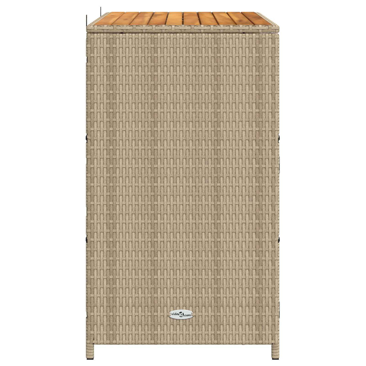 Cabinet Beige 70 x 50 x 87 cm Polyester and Roly Rattan