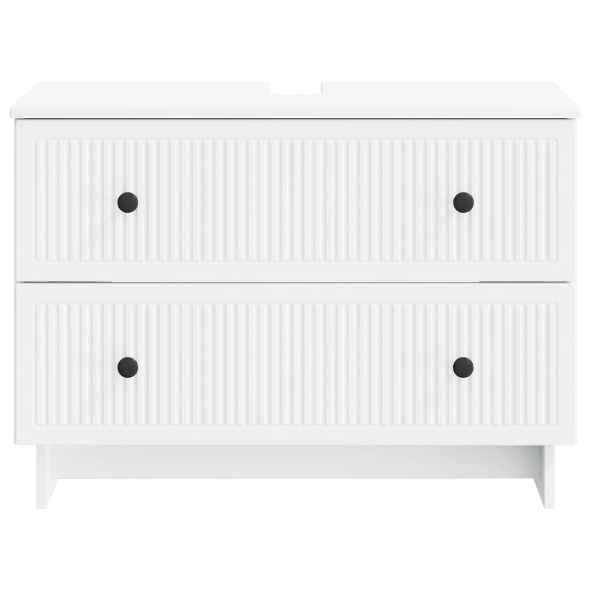Bathroom Sink Cabinet EDE White 82 x 41 x 59 cm Engineered Wood