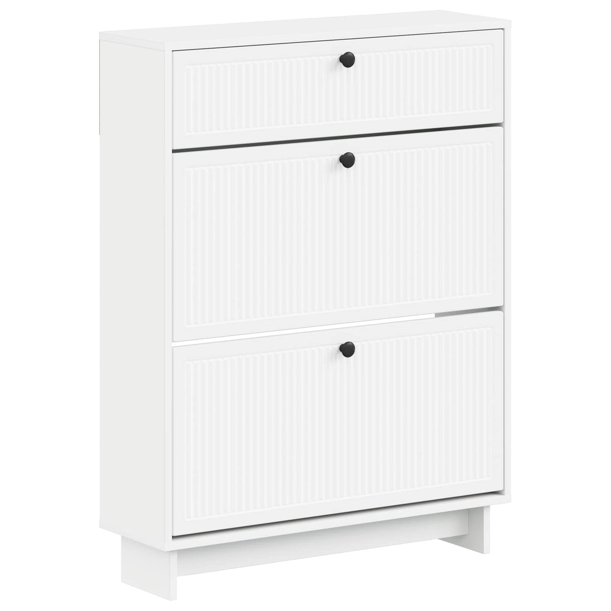 Shoe Cabinet EDE 78 x 24 x 103 cm Engineered Wood White