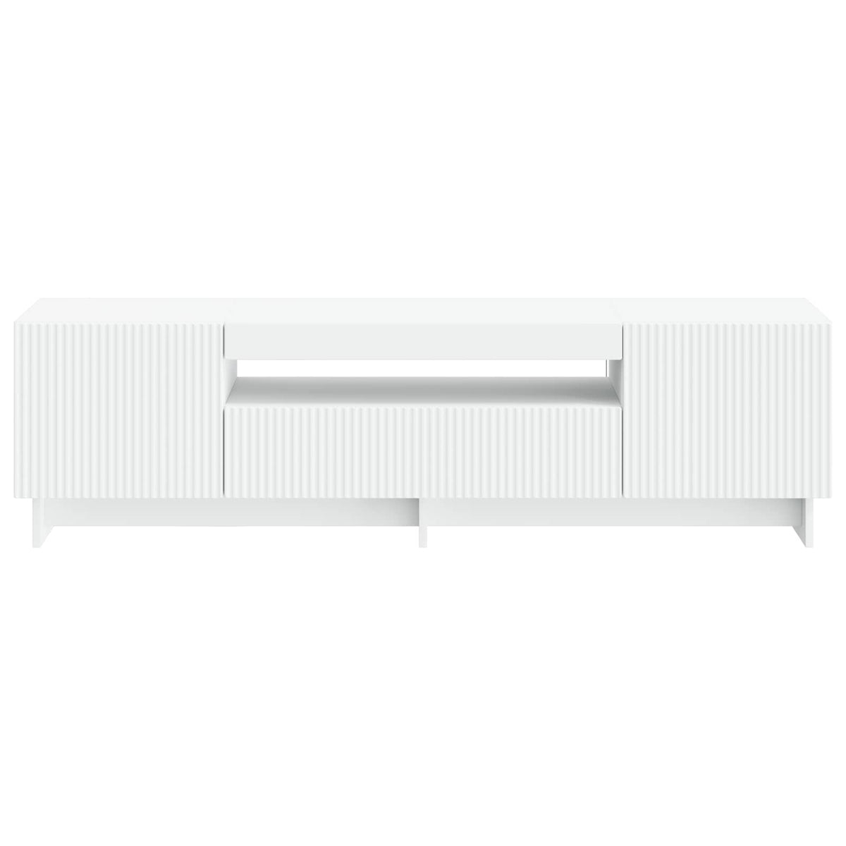 LED TV Cabinet White Engineered Wood
