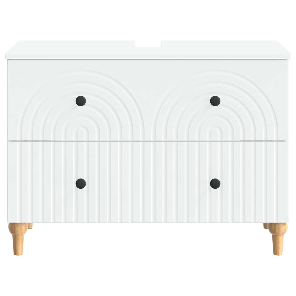 Bathroom Sink Cabinet ALKMAAR White 82 x 41 x 59 cm