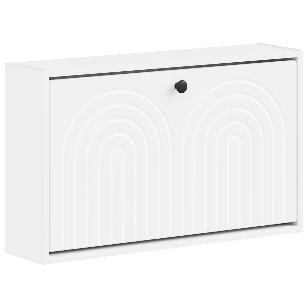 Wall-Mounted Shoe Cabinet ALKMAAR 71 x 17 x 43 cm White