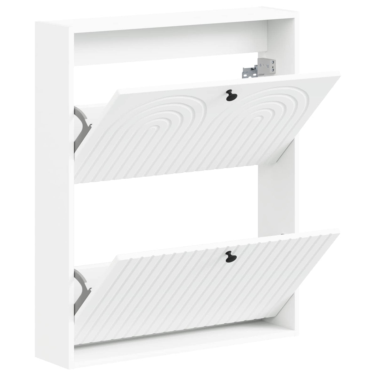 Wall-Mounted Shoe Cabinet ALKMAAR 71 x 17 x 86 cm White
