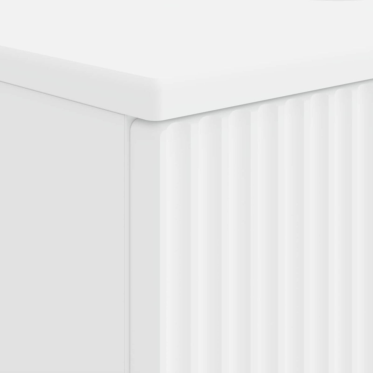 Bathroom Sink Cabinet ARNHEM White 59.5 x 31.5 x 59 cm