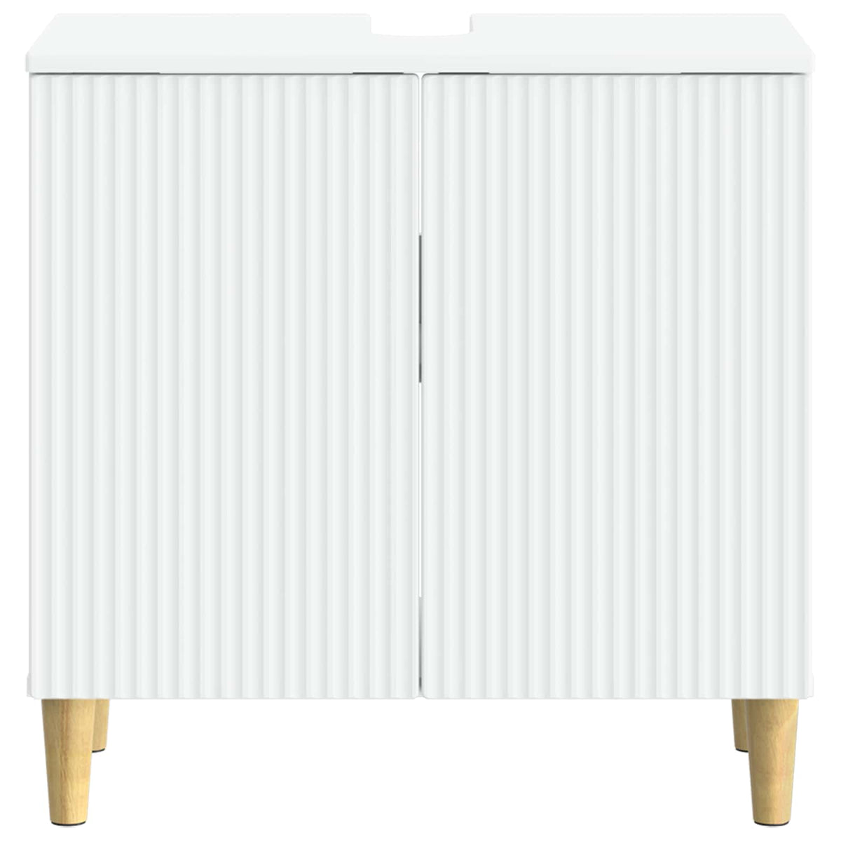 Bathroom Sink Cabinet ARNHEM White 59.5 x 31.5 x 59 cm