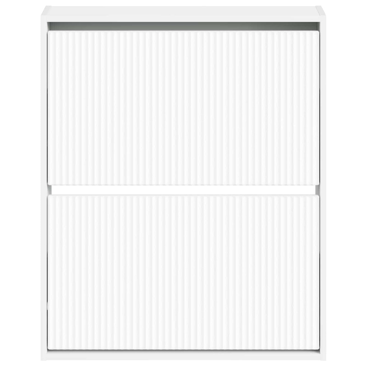Wall-Mounted Shoe Cabinet ARNHEM 71 x 17 x 86 cm White