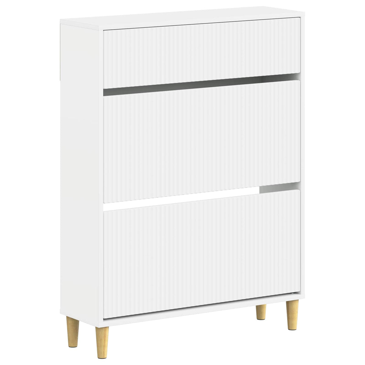 Shoe Cabinet ARNHEM 78 x 24 x 103 cm Engineered Wood White